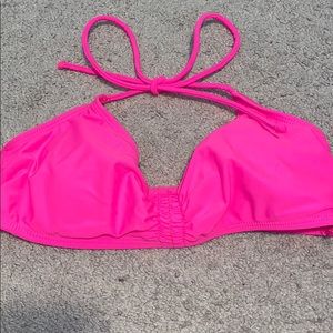 Hot pink bikini top